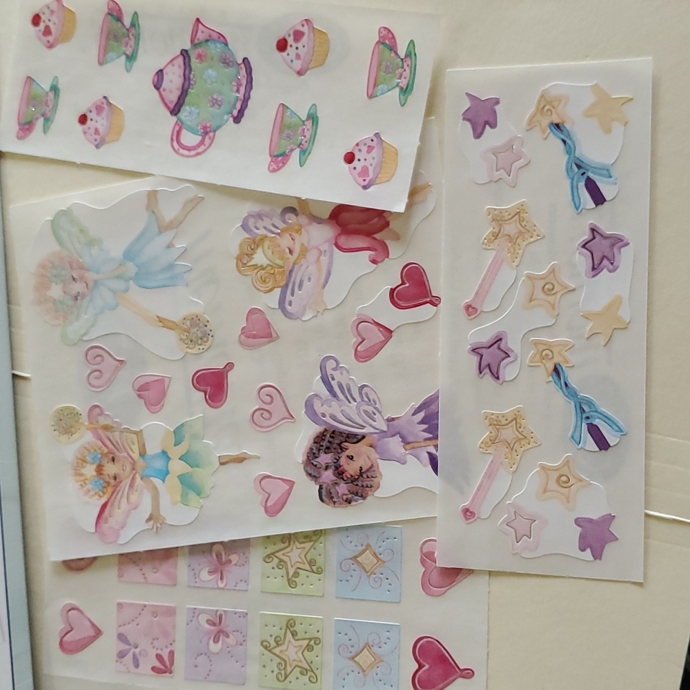 Creative Memories Fairies & Frills Scrapbooking Stickers NEW